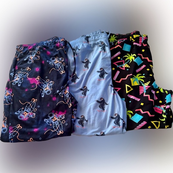 50%off w♥️ NWOT lot of 3 Trinity pajamas pants size 2XL #1 - Picture 1 of 7